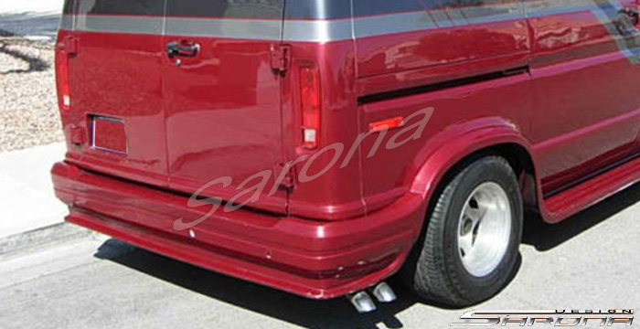 Custom Ford Econoline Van  All Styles Rear Bumper (1976 - 1991) - $550.00 (Part #FD-015-RB)
